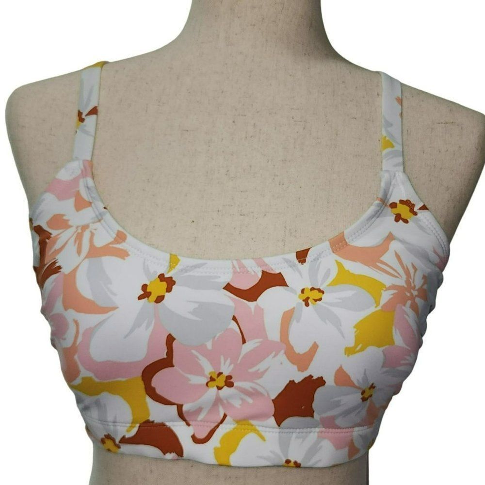 Xhilaration Floral Bralette Bikini Top Junior Plus Size‎ 14W